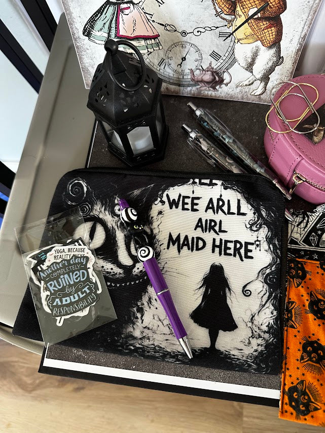Alice-Inspired “We’re All Mad Here” Boo Box – 10+ Piece Set