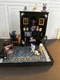 Handmade Gothic Witch's Library Miniature Diorama – One of a Kind
