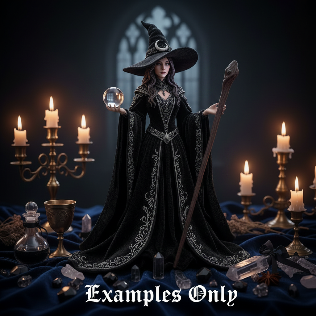 Gothic Witch Collectible Figurine