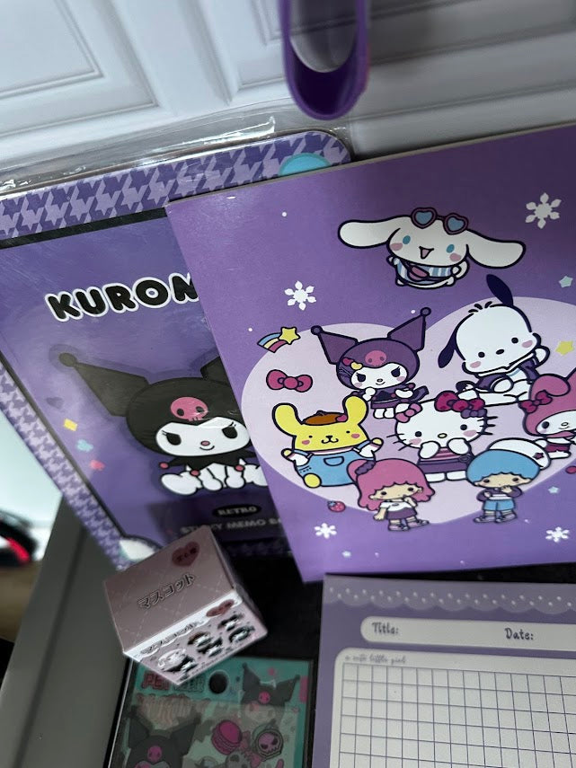 Kuromi Purple Stationery & Accessories Boo Box