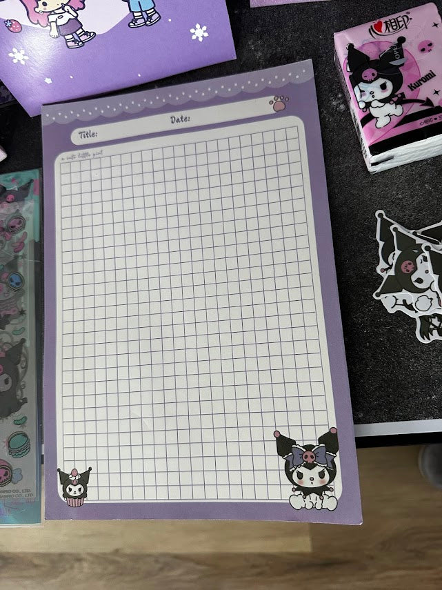 Kuromi Purple Stationery & Accessories Boo Box
